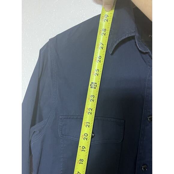 RAG & BONE MEN SHIRT NAVY BLUE SZ X SMALL SLIM FIT BUTTON DOWN FORMAL COTTON - Picture 6 of 6
